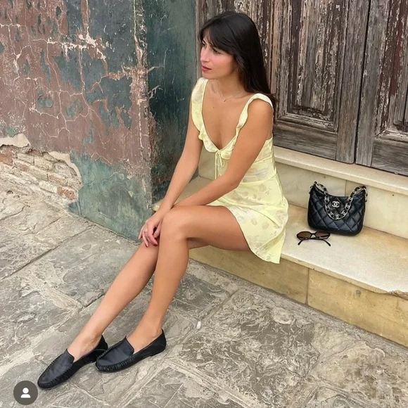 Realisation Par Light Yellow Floral Mini Dress - Picture 5 of 7